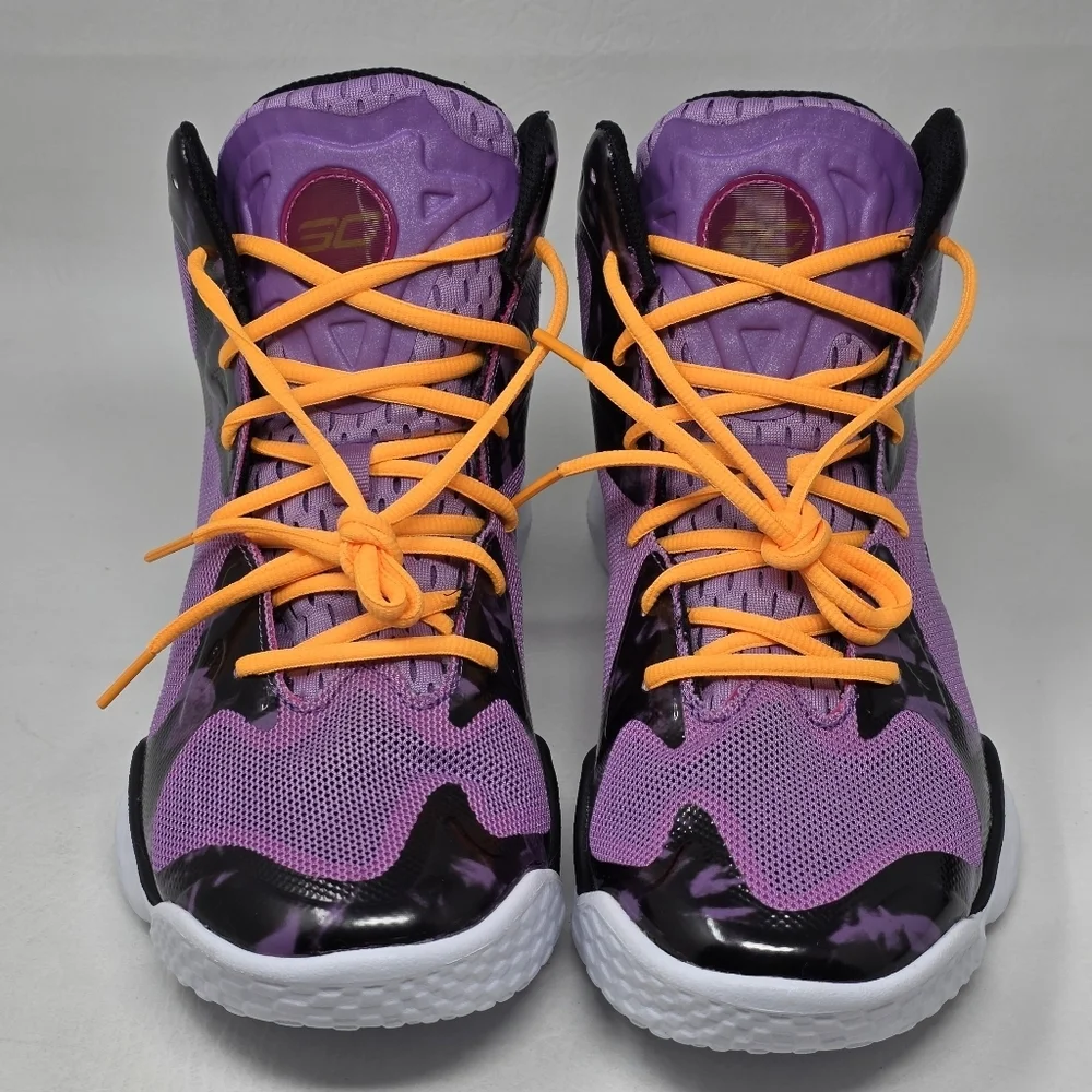 Under Armour Curry Spawn Flotro NM Men's Size 11 Basketball Shoes Purple/Black